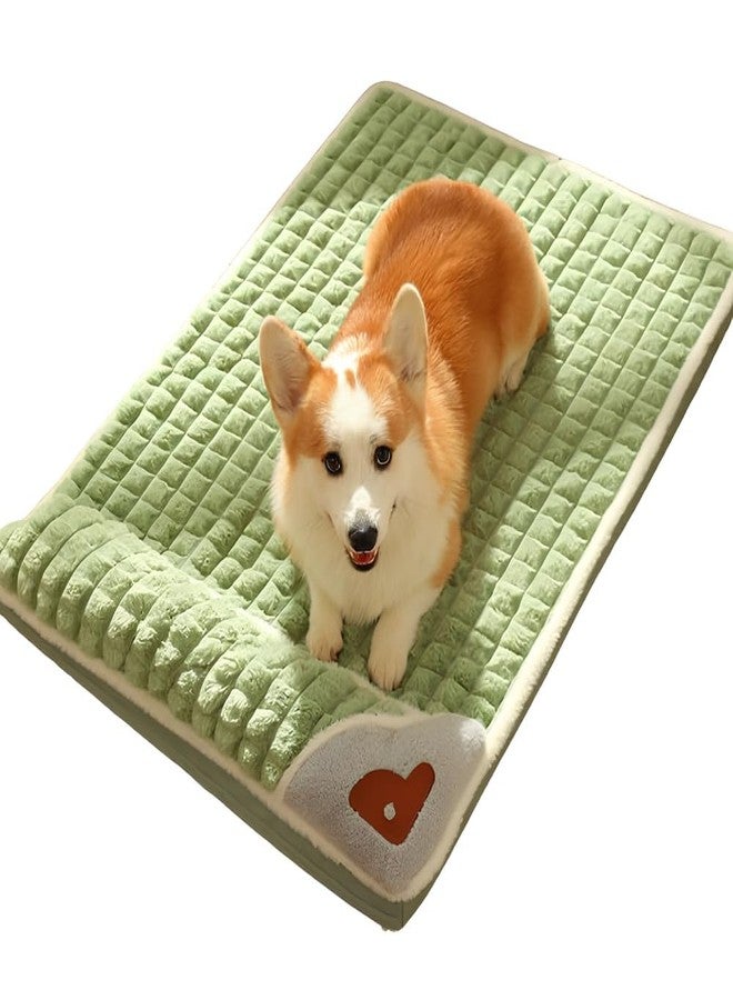 SEVIA Pet Bed Mat Dog Sleeping Pad with Pillow Puppy Crate Small Animals | Pet Supplies | Dog Supplies | Soft Pet Deep Sleeping Beds with Pillow Puppy Crate Small Animals - Image 1